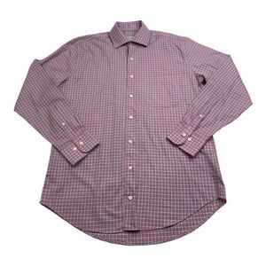 Peter Millar Long Sleeve Button Down Plaid Men’s Shirt M